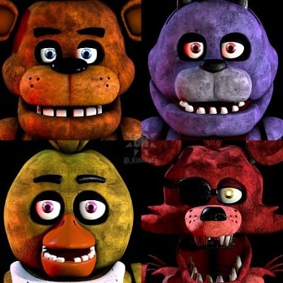 FNAF characters - 4 animatronics